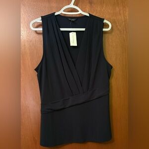Women’s Banana Republic Dark Navy Sleeveless Fancy Top US L